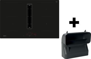 Neff Collection V58PHQGA6 - N 70, V58PHQ4C0 + Z861SB4, Induktionskochfeld mit Dunstabzug, Flachkanal, ca. 80 cm, 7 Jahre Garantie